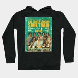 POSTER TOUR - SOUL TRAIN THE SOUTH LONDON 77 Hoodie